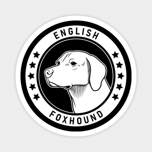 English Foxhound Dog Portrait Magnet